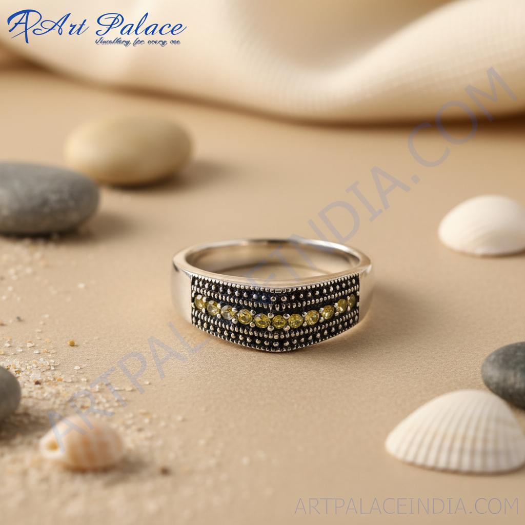 Silver Marcasite Ring for Women | Gemstone Ring | Gift