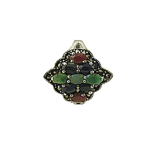 Silver Gemstone Ring for Women | Cocktail Ring