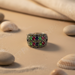 Load image into Gallery viewer, Silver Gemstone Ring for Women | Cocktail Ring
