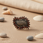 Load image into Gallery viewer, Garnet &amp; Marcasite Ring | 925 Sterling Silver | For Women
