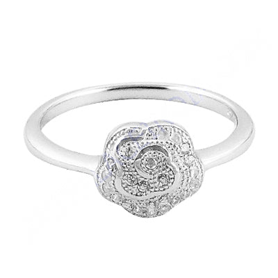 925 Silver Flower Ring for Women | Floral Jewelry Gift