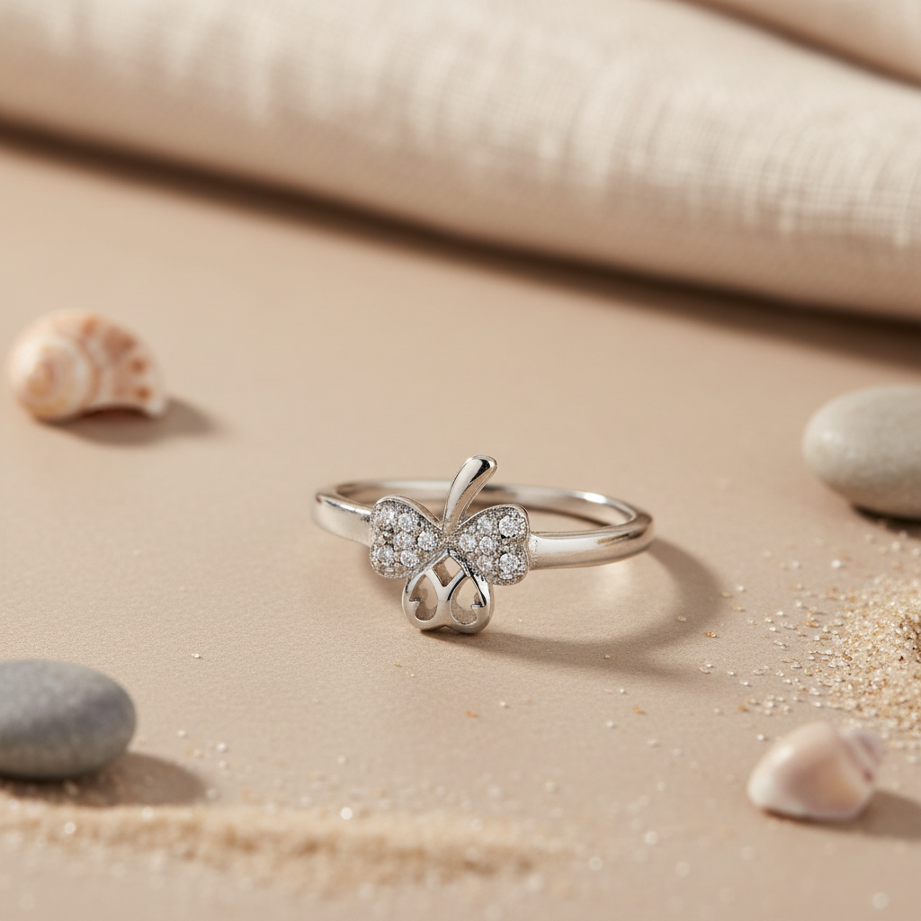 925 Silver Clover Ring for Women | Gift Jewelry