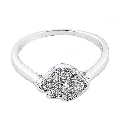 925 Silver Diamond-Accented Ring | Women's Fashion Ring