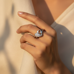 Load image into Gallery viewer, 925 Silver Heart Ring with Cubic Zirconia | Women's Jewelry Gift
