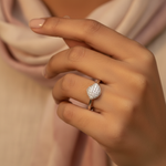 Load image into Gallery viewer, 925 Silver Textured Ring for Women | Modern Silver Jewelry
