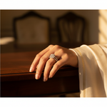 Load image into Gallery viewer, Silver Diamond Ring for Women | Engagement Ring | Gift
