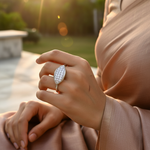Load image into Gallery viewer, 925 Sterling Silver Pave Ring for Women | Gift Jewelry
