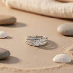 Load image into Gallery viewer, 925 Silver Cubic Zirconia Ring | Women's Engagement Ring Gift
