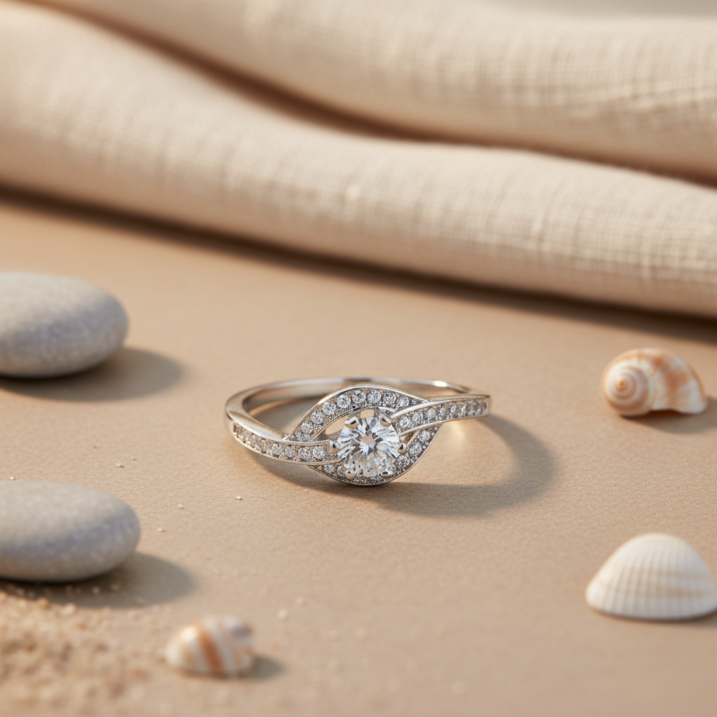 925 Silver Diamond Ring for Women | Engagement Jewelry