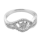 Load image into Gallery viewer, Silver Diamond Ring for Women | Wedding Ring | Gift
