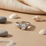 Load image into Gallery viewer, Silver Oval Cut Cubic Zirconia Ring for Women | Gift Jewelry
