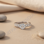 Load image into Gallery viewer, 925 Sterling Silver Ring with CZ Stones | For Women | Gift
