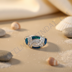 Load image into Gallery viewer, 925 Silver Opal Inlay Ring for Women | Gemstone Jewelry
