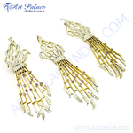 Load image into Gallery viewer, gold plating Ruby Hand Brooches | Luxury Jewelry for Women
