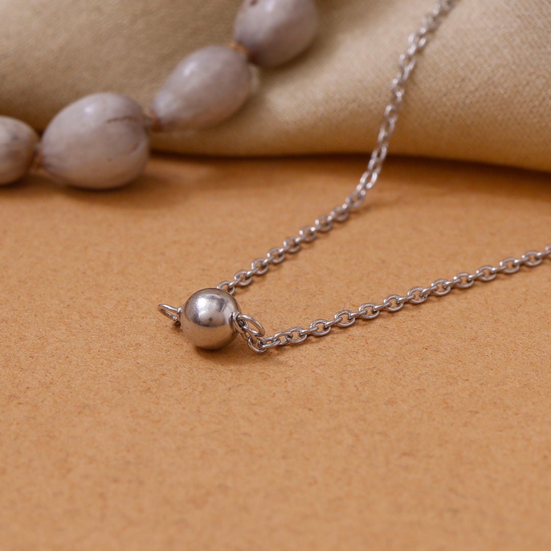 925 Silver Ball Bead Anklet for Women | Delicate Foot Jewelry