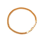 Load image into Gallery viewer, 18K Gold Plated Curb Chain Bracelet | Men &amp; Women | Daily Wear
