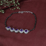 Load image into Gallery viewer, Amethyst Bead Bracelet for Women | Sterling Silver Jewelry

