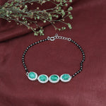 Load image into Gallery viewer, 925 Silver Emerald Bracelet for Women | Gemstone Jewelry
