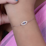 Load image into Gallery viewer, Rose gold plating Evil Eye Bracelet for Women | Protection Jewelry Gift
