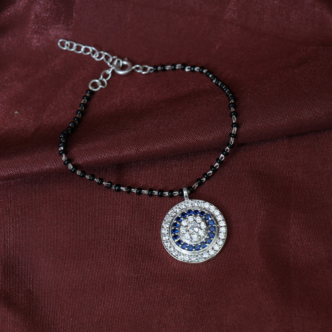 925 Silver Blue Sapphire Bracelet for Women | Daily Wear Jewelry