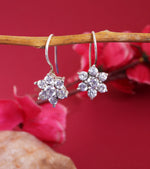 Load image into Gallery viewer, 925 Silver Flower Earrings | Cubic Zirconia | Women's Jewelry
