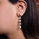 Load image into Gallery viewer, 925 Silver Cubic Zirconia Drop Earrings for Women | Gift
