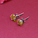 Load image into Gallery viewer, 925 Silver Citrine Stud Earrings for Women | Gemstone Jewelry
