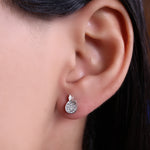 Load image into Gallery viewer, 925 Silver Cubic Zirconia Stud Earrings | Women's Jewelry Gift | Polish
