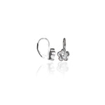 Load image into Gallery viewer, 925 Silver Flower Leverback Earrings for Women | Floral Jewelry
