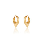 Load image into Gallery viewer, gold plating Teardrop Hoop Earrings for Women | Daily Wear | Gift
