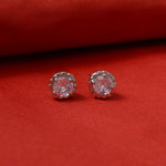 Load image into Gallery viewer, 925 Silver Cubic Zirconia Stud Earrings | Women's Jewelry Gift
