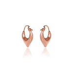 Load image into Gallery viewer, Rose gold plating Teardrop Hoop Earrings for Women | Dainty Jewelry
