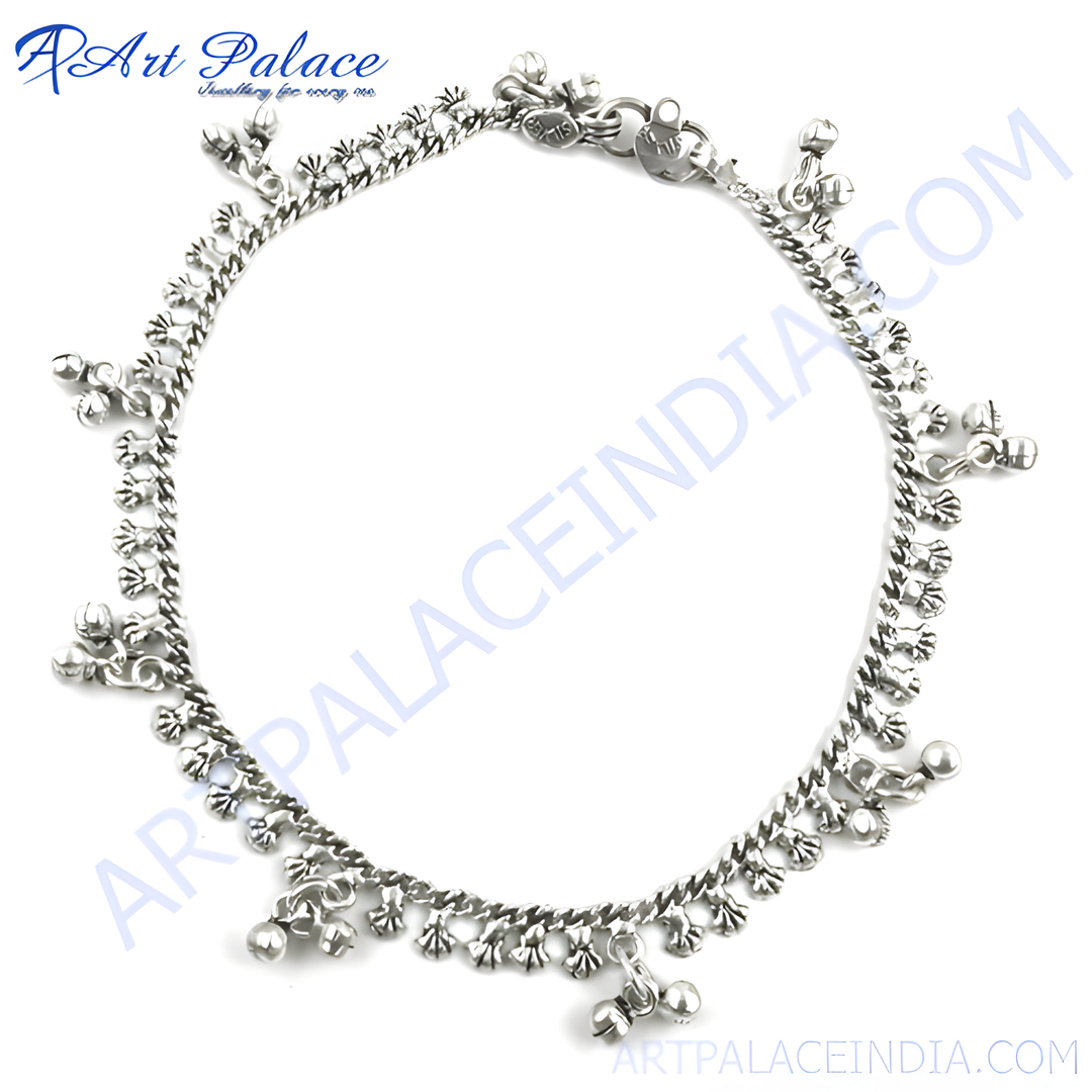 925 Silver Anklet for Women | Dainty Foot Jewelry