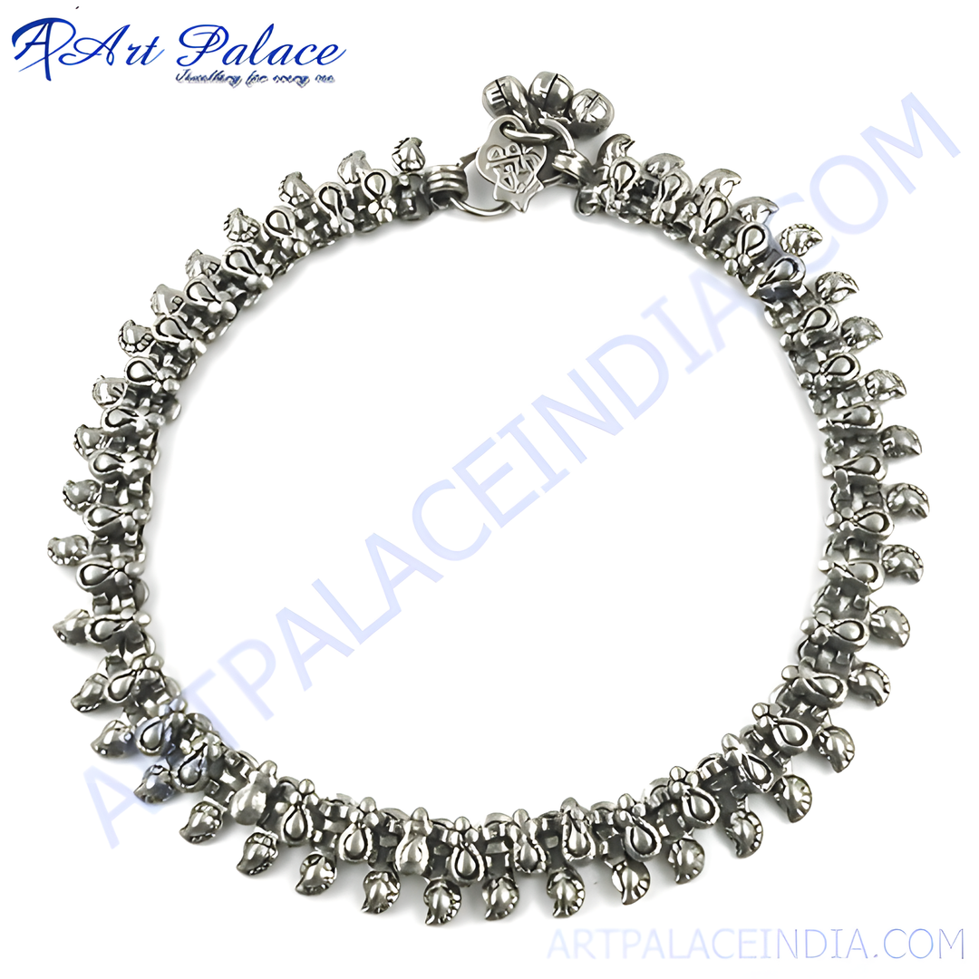 925 Silver Anklet for Women | Ethnic Indian Jewelry Gift