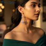 Load image into Gallery viewer, 925 Silver Pink Opal Drop Earrings for Women | Daily Jewelry
