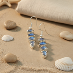 Load image into Gallery viewer, 925 Silver Moonstone Drop Earrings for Women | Dangle Jewelry
