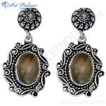Load image into Gallery viewer, 925 Silver Labradorite Earrings for Women | Dangle Earrings
