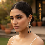 Load image into Gallery viewer, 925 Silver Black Onyx Dangle Earrings | Women&#39;s Jewelry Gift
