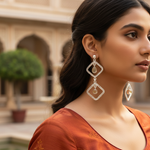 Load image into Gallery viewer, 925 Silver Gemstone Drop Earrings for Women | Dangle Earrings
