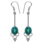 Load image into Gallery viewer, 925 Silver Turquoise Dangle Earrings for Women | Gift
