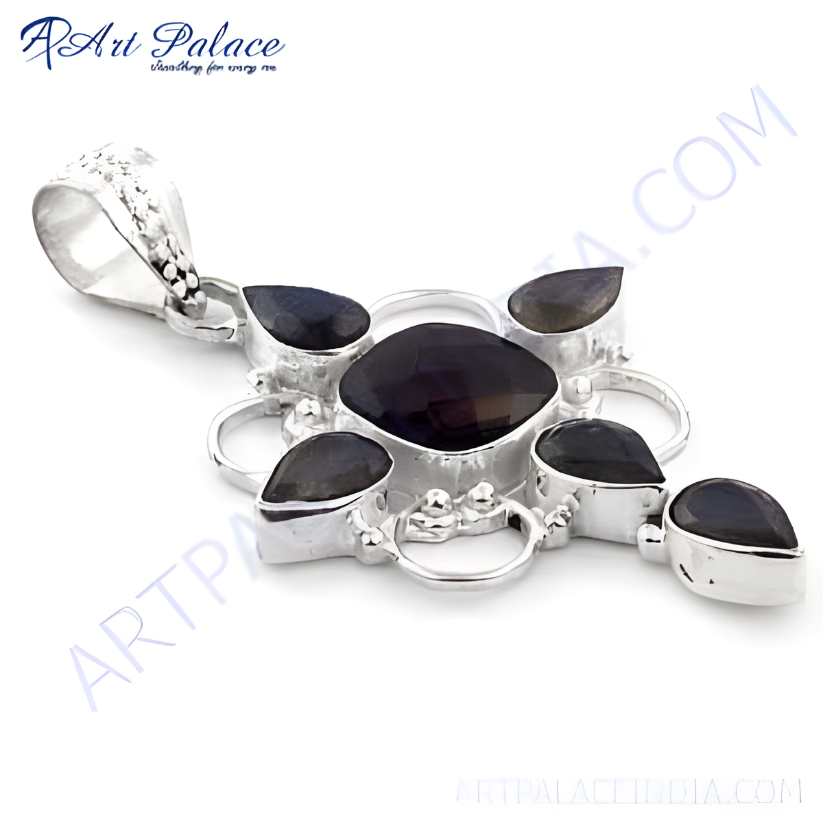 925 silver labradorite pendant for women | gemstone jewelry