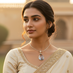 Load image into Gallery viewer, 925 Silver Tear Drop Pendant | Smoky Quartz Gemstone | Women&#39;s Gift
