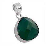Load image into Gallery viewer, 925 Silver Green Onyx Pendant for Women | Gemstone Jewelry
