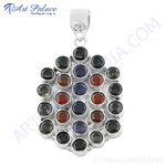 Load image into Gallery viewer, 925 Silver Gemstone Pendant for Women | Colorful Jewelry

