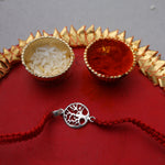 Load image into Gallery viewer, Sterling Silver Tree of Life Rakhi for Brother | Raksha Bandhan Gift
