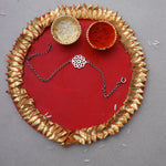 Load image into Gallery viewer, Floral Filigree Silver Rakhi for Brother | 925 Sterling Silver
