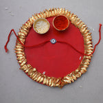 Load image into Gallery viewer, Evil Eye CZ Rakhi in 925 Sterling Silver for Raksha Bandhan
