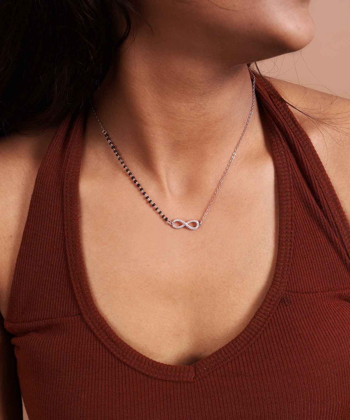 Gold plated 925 silver mangalsutra