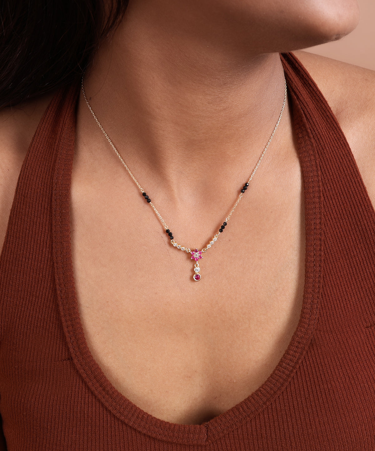 18k gold plated 925 silver mangalsutra