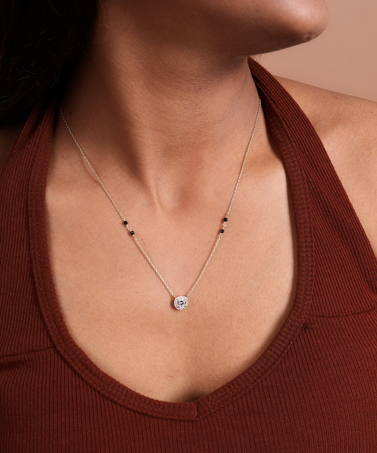 Karwa chauth 925 silver mangalsutra